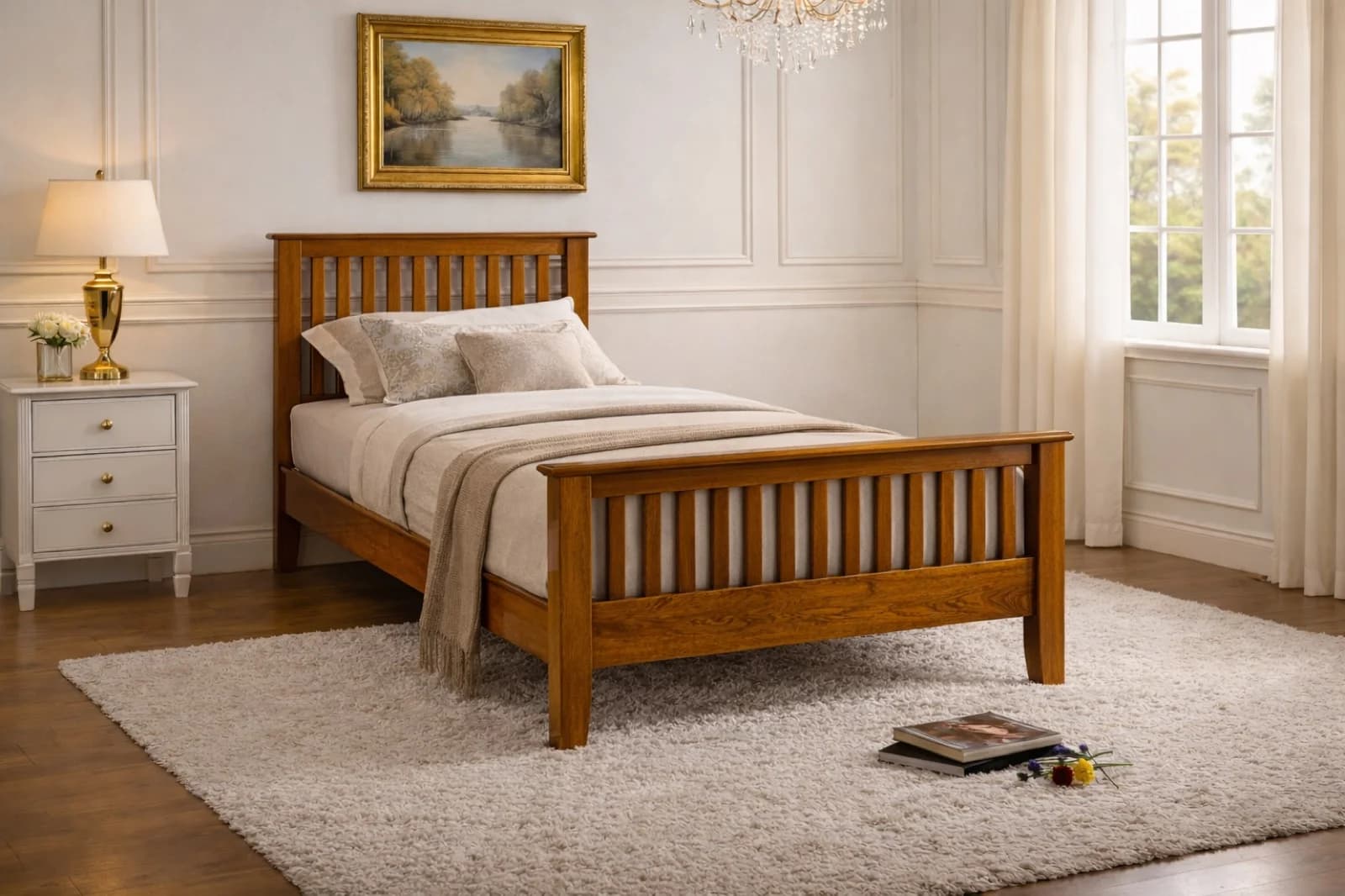 Turin Single Oak