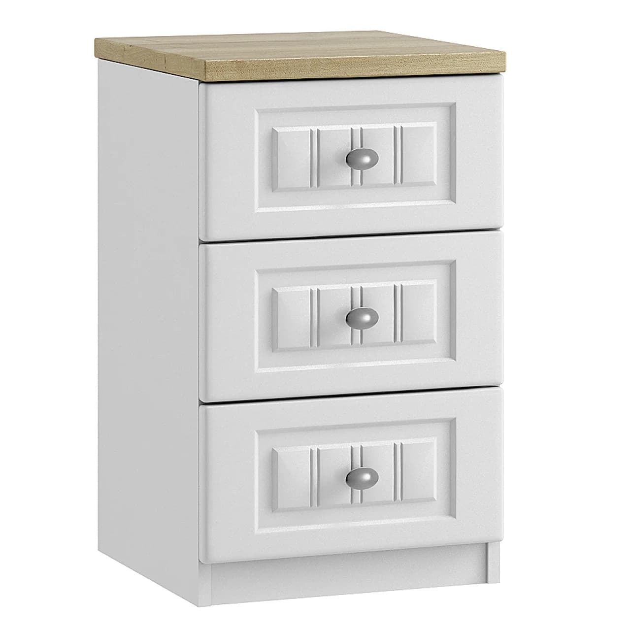 Portofino 3 Drawer Bedside